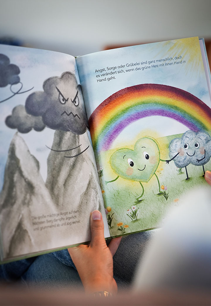 Kinderbuch Wie die kleine graue Wolke das Vertrauen fand Bild 2