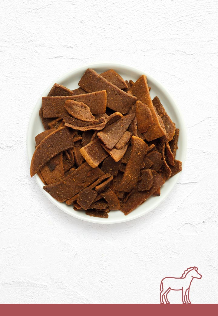 PferdefleischHappen, 50g für den Hund von VetConcept