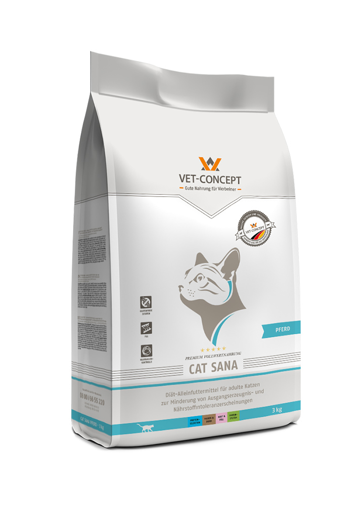 cat sana pferd fur die katze von vet concept