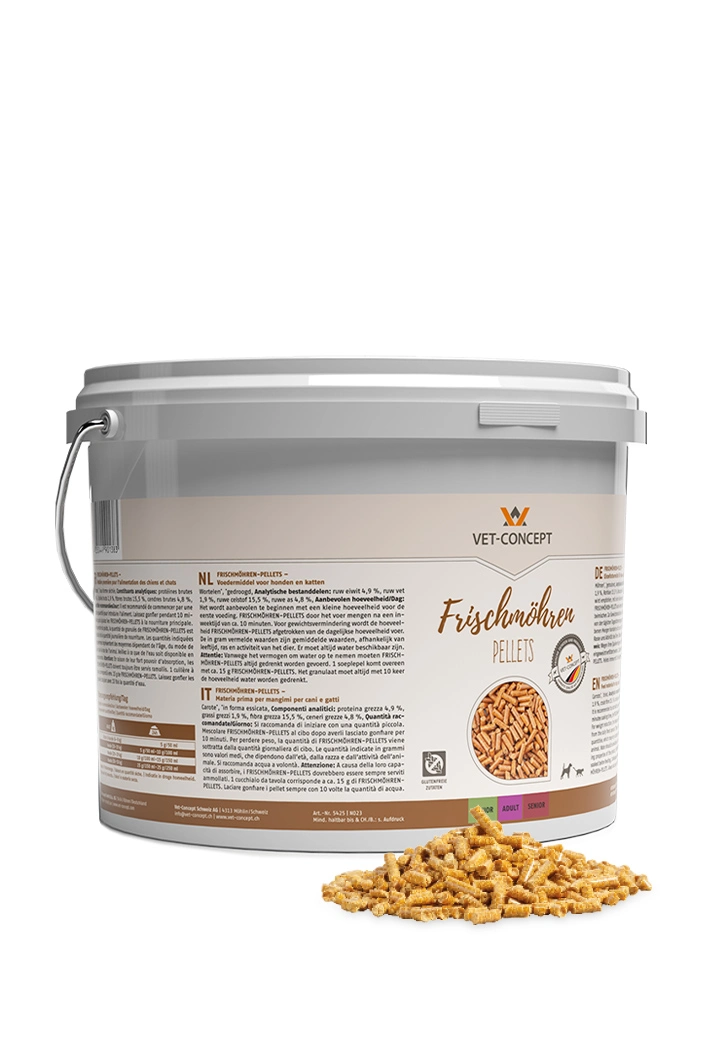 Frischmoehren-Pellets