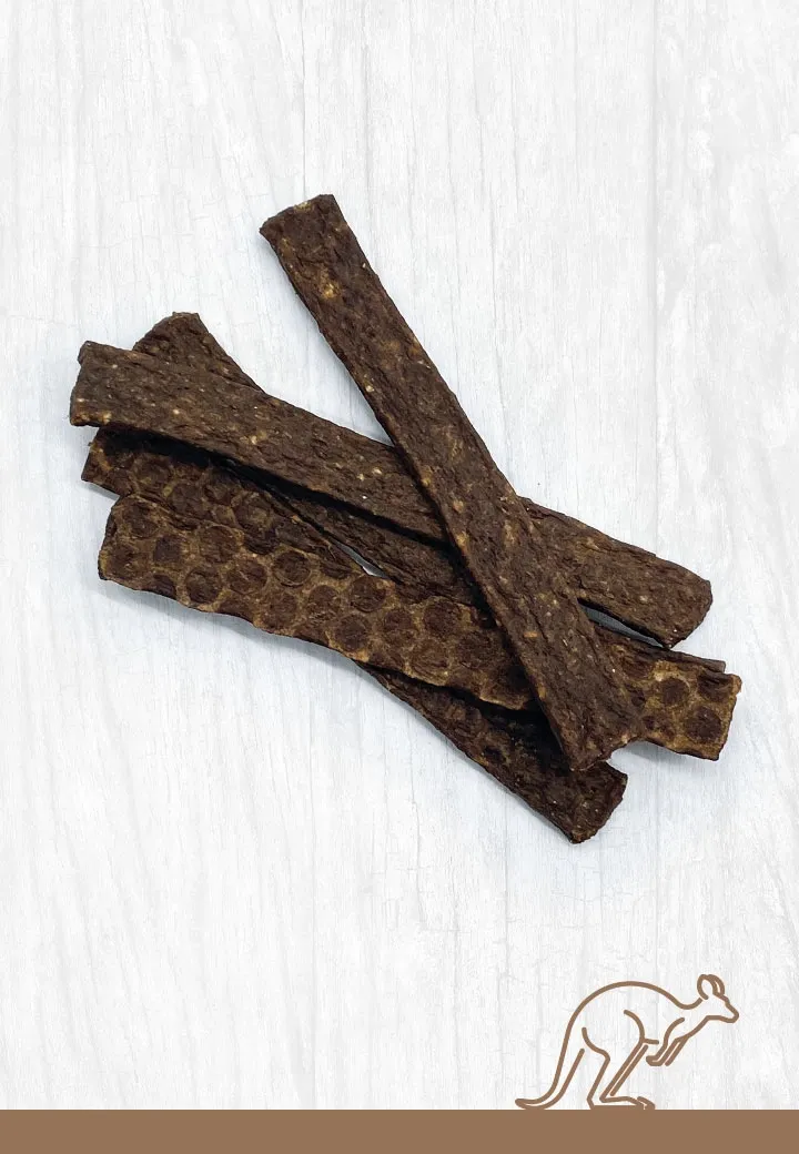 Kaengurufleisch-Sticks, 150g