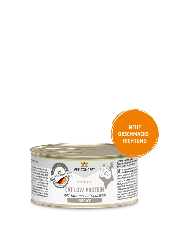 Katzenmenue Low Protein Iberico