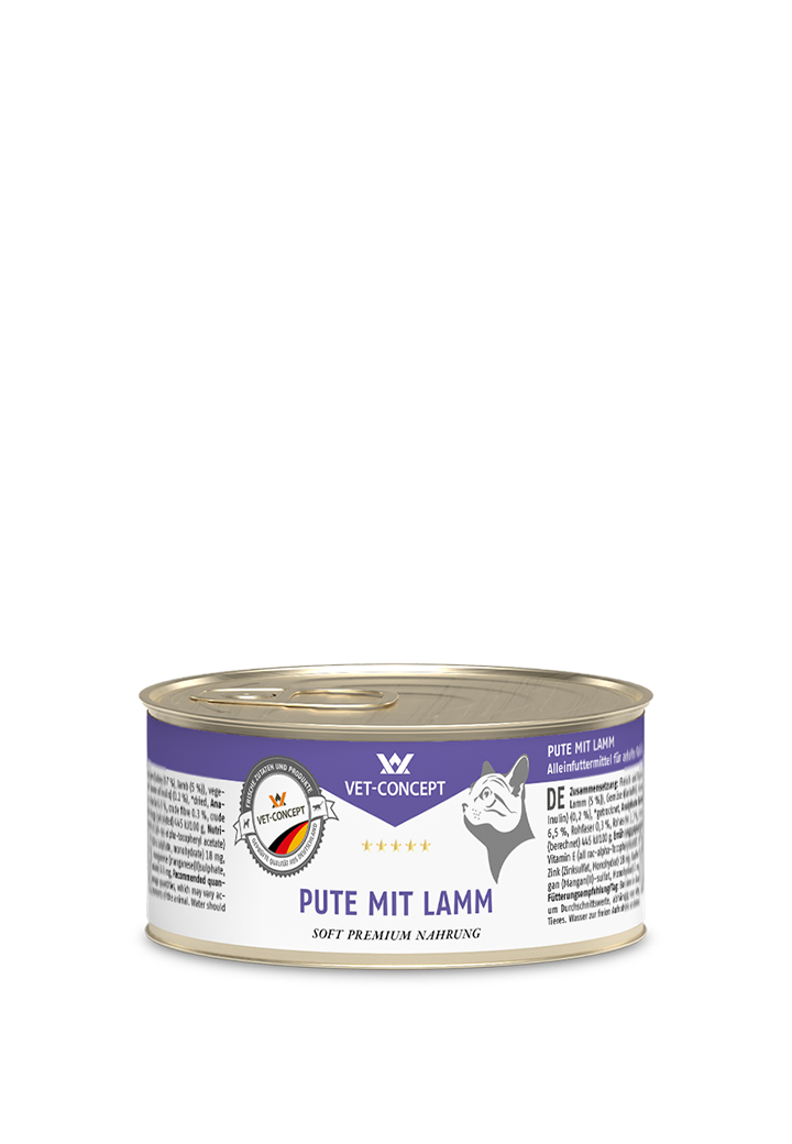 Katzenmenue Pute mit Lamm