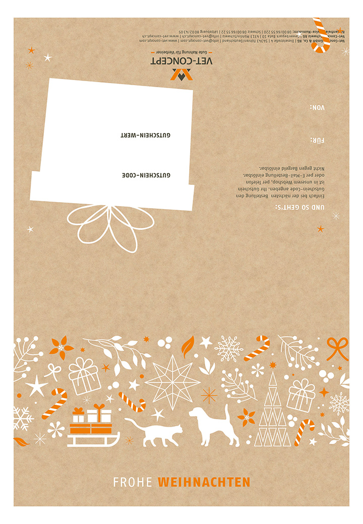 Vet-Concept Geschenkgutschein zum Ausdrucken