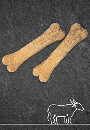 Bueffel-Knochen, 3 Stk.  12 cm, 15 cm