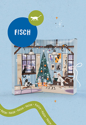 Katzen Adventskalender Fisch