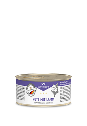 Katzenmenue Pute mit Lamm